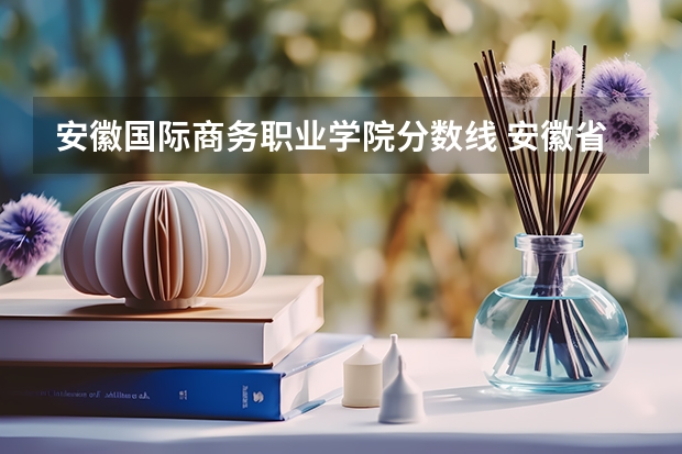 安徽国际商务职业学院分数线 安徽省大学录取分数线
