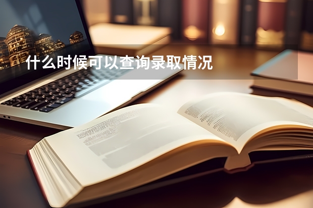 什么时候可以查询录取情况