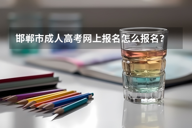 邯郸市成人高考网上报名怎么报名?