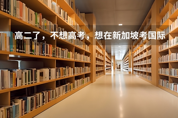 高二了，不想高考，想在新加坡考国际本科难吗？