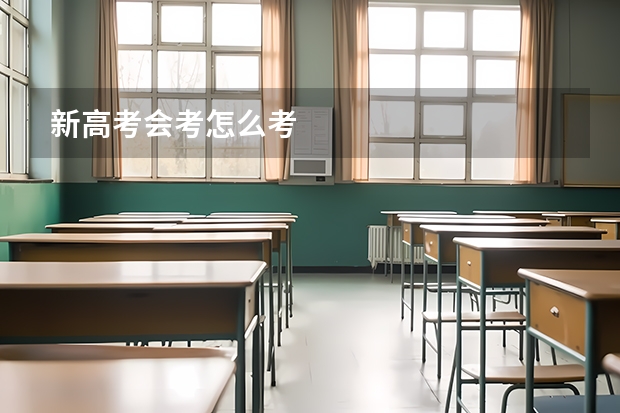 新高考会考怎么考