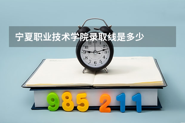 宁夏职业技术学院录取线是多少