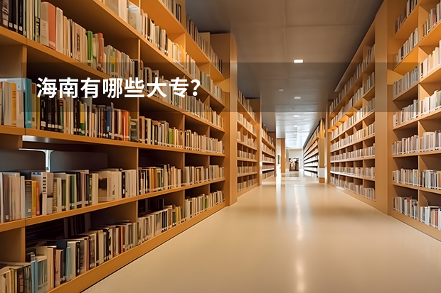 海南有哪些大专？