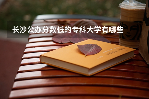 长沙公办分数低的专科大学有哪些