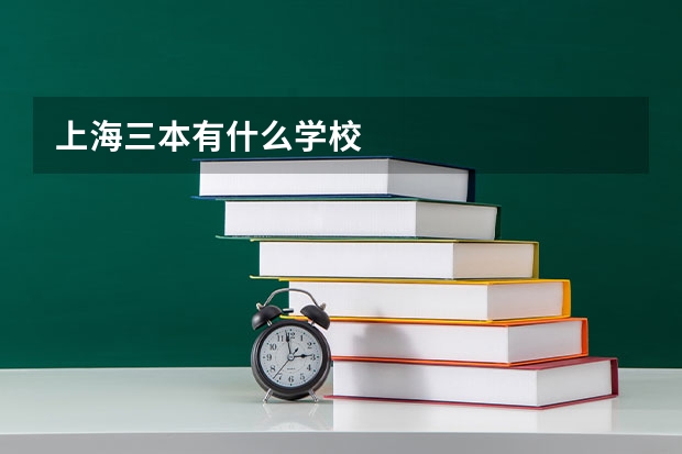 上海三本有什么学校