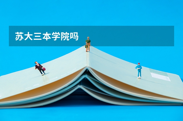 苏大三本学院吗