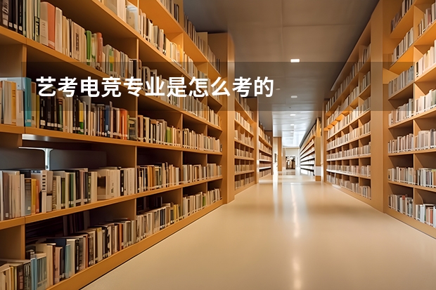艺考电竞专业是怎么考的