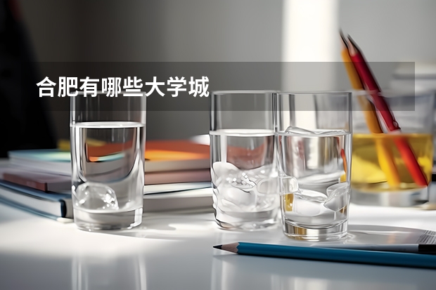 合肥有哪些大学城