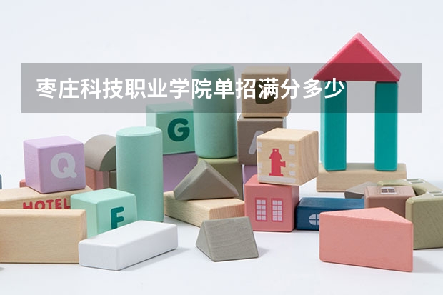 枣庄科技职业学院单招满分多少