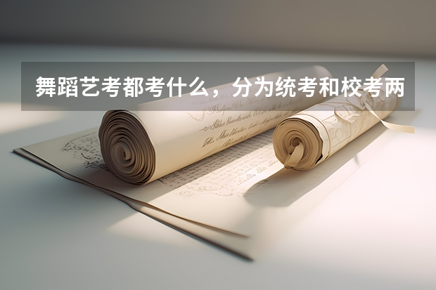 舞蹈艺考都考什么，分为统考和校考两阶段