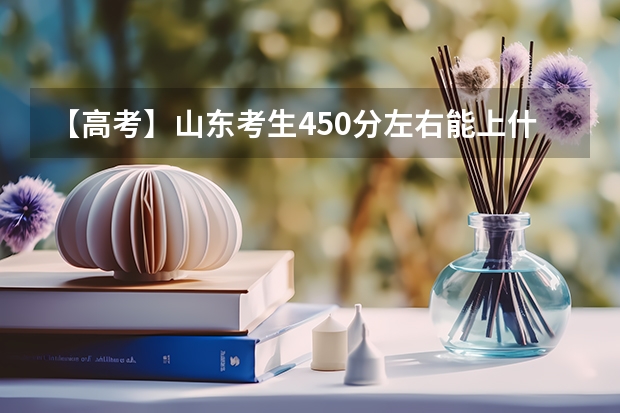【高考】山东考生450分左右能上什么学院 ?
