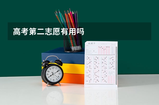 高考第二志愿有用吗