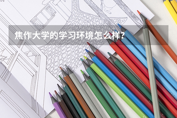 焦作大学的学习环境怎么样？