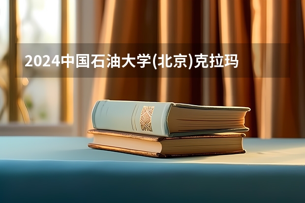 2024中国石油大学(北京)克拉玛依校区在安徽招生计划 招多少人