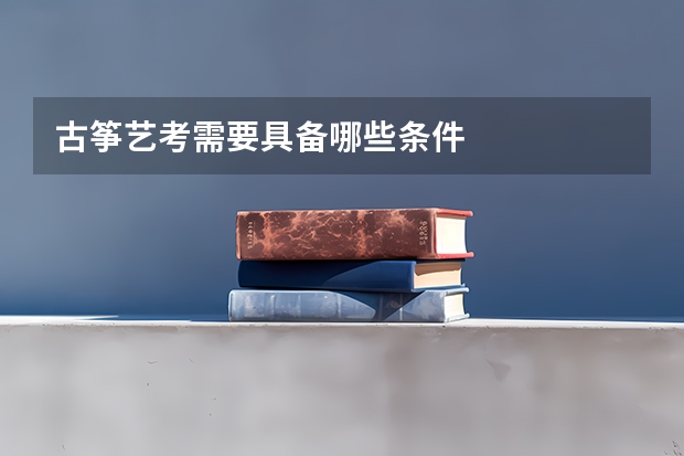 古筝艺考需要具备哪些条件