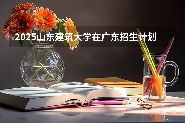 2025山东建筑大学在广东招生计划一览表