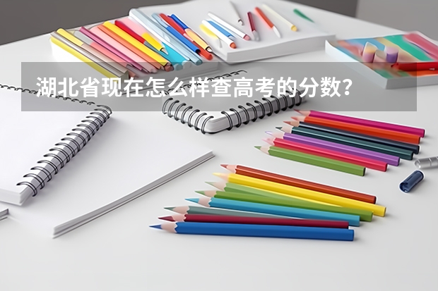 湖北省现在怎么样查高考的分数？
