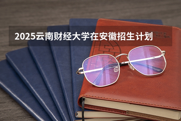 2025云南财经大学在安徽招生计划一览表
