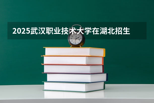 2025武汉职业技术大学在湖北招生计划一览表