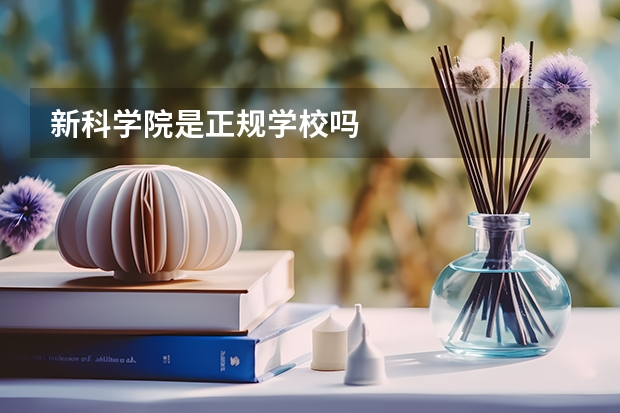 新科学院是正规学校吗