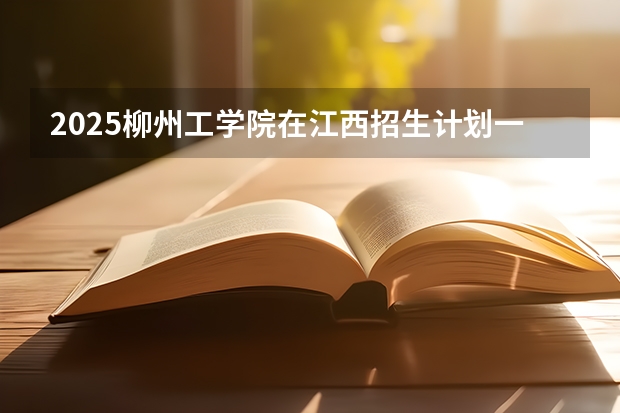 2025柳州工学院在江西招生计划一览表
