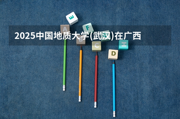 2025中国地质大学(武汉)在广西招生计划一览表