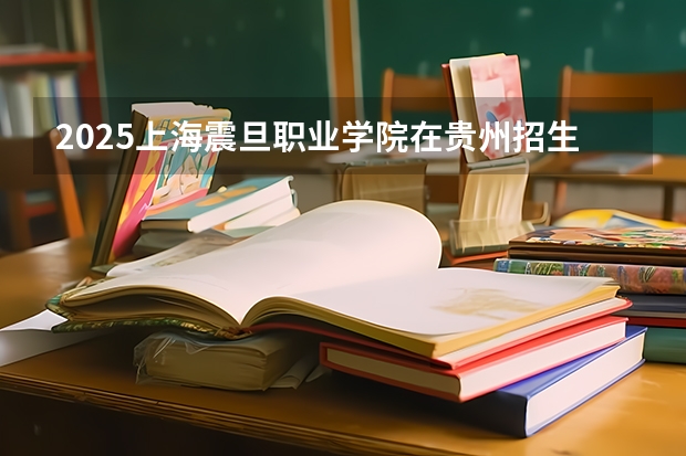 2025上海震旦职业学院在贵州招生计划一览表