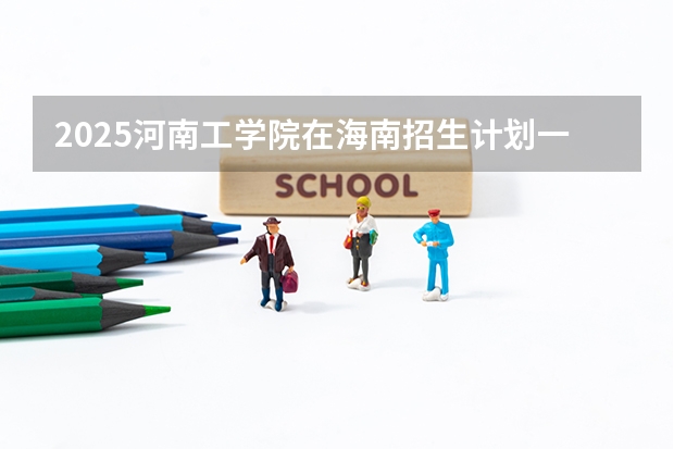 2025河南工学院在海南招生计划一览表