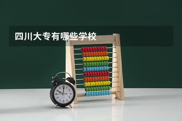 四川大专有哪些学校