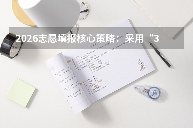 2026志愿填报核心策略：采用“3:4:3”黄金比例，拉开梯度防滑档