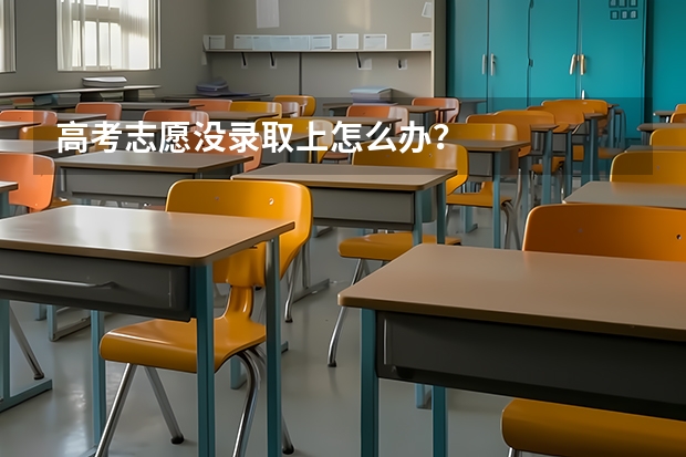 高考志愿没录取上怎么办？