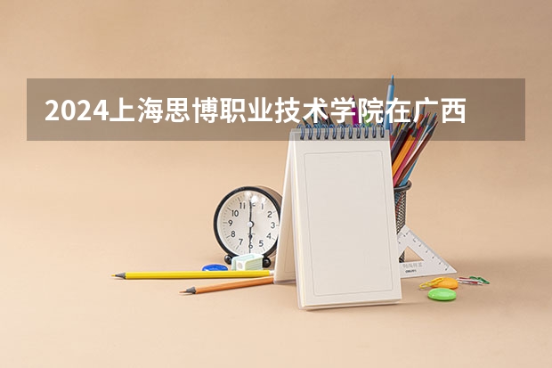 2024上海思博职业技术学院在广西招生计划 招多少人