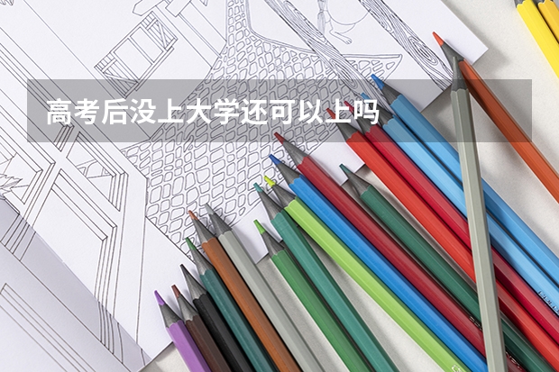 高考后没上大学还可以上吗