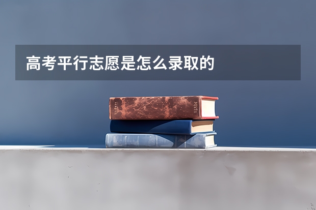 高考平行志愿是怎么录取的