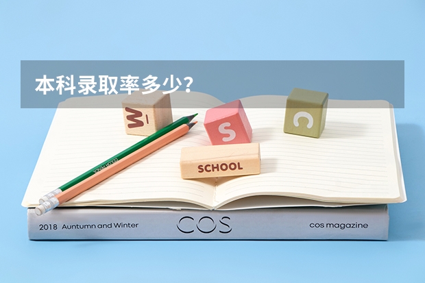 本科录取率多少？