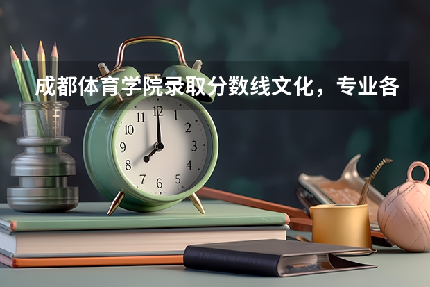 成都体育学院录取分数线文化，专业各是多少？