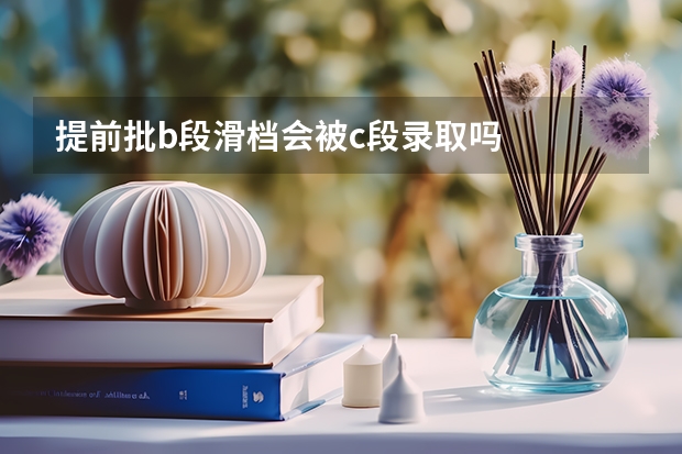 提前批b段滑档会被c段录取吗