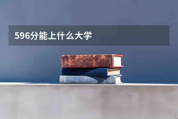 596分能上什么大学