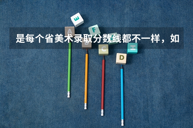 是每个省美术录取分数线都不一样，如果想考别的省份大学，应该怎么计算综合分？