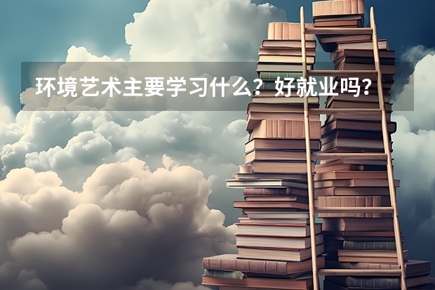 环境艺术主要学习什么?好就业吗?