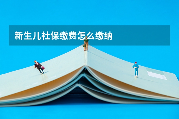 新生儿社保缴费怎么缴纳
