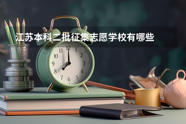 江苏本科二批征集志愿学校有哪些