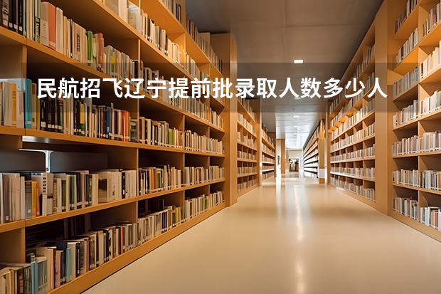 民航招飞辽宁提前批录取人数多少人