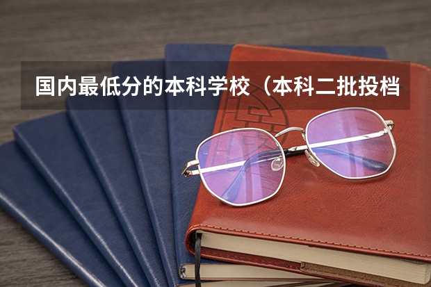 国内最低分的本科学校（本科二批投档分数线公布）