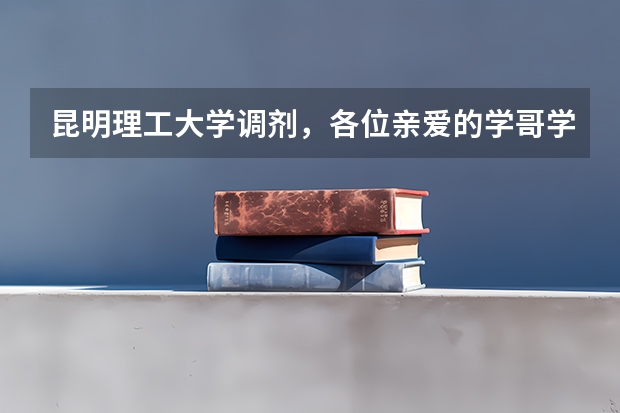 昆明理工大学调剂，各位亲爱的学哥学姐，求帮助（昆明理工大学计算机调剂最低分）