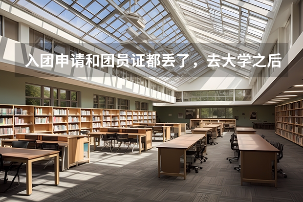 入团申请和团员证都丢了，去大学之后补办可以吗