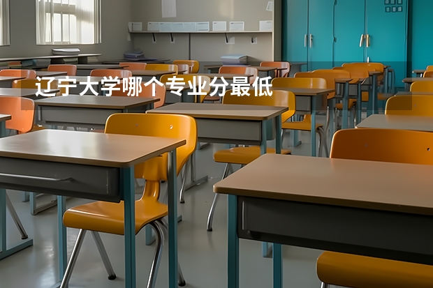 辽宁大学哪个专业分最低