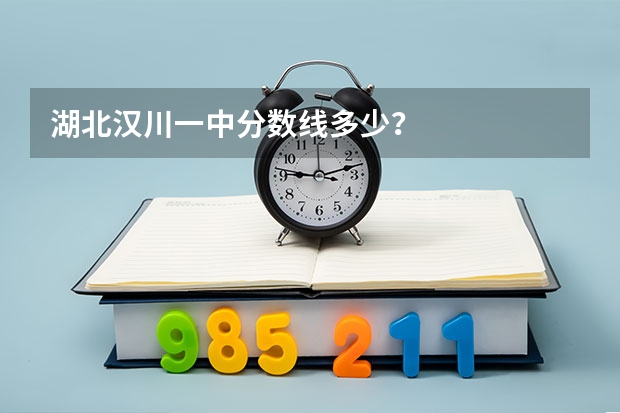 湖北汉川一中分数线多少？