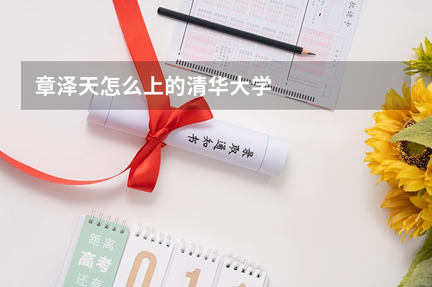 章泽天怎么上的清华大学