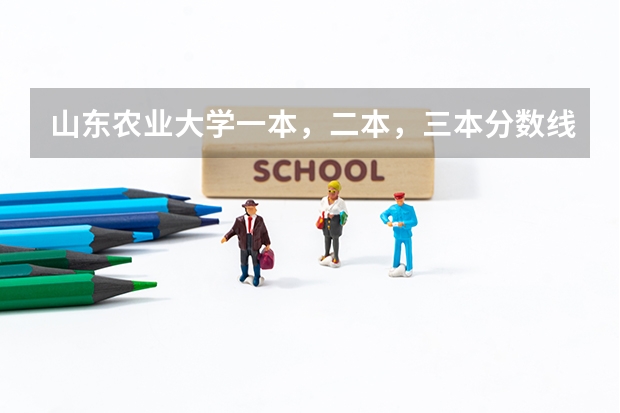 山东农业大学一本，二本，三本分数线多少